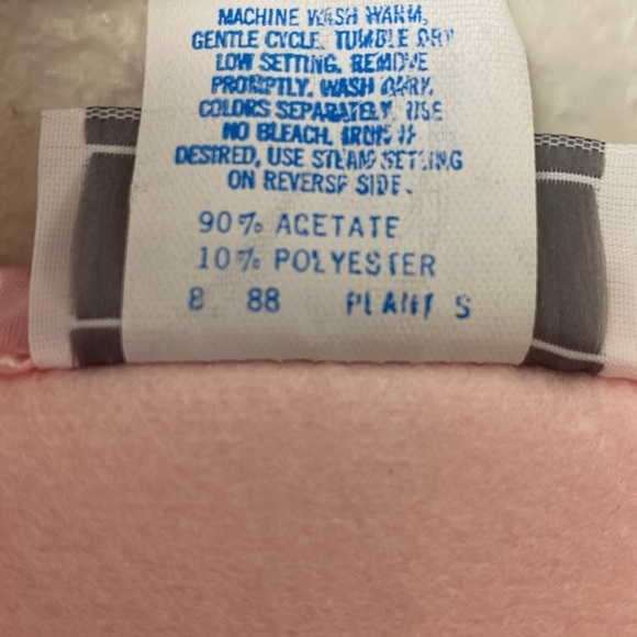 Vtg Dead stock Appel Fuzzy Nightgown Pink and Blue Size Medium - Picture 6 of 9